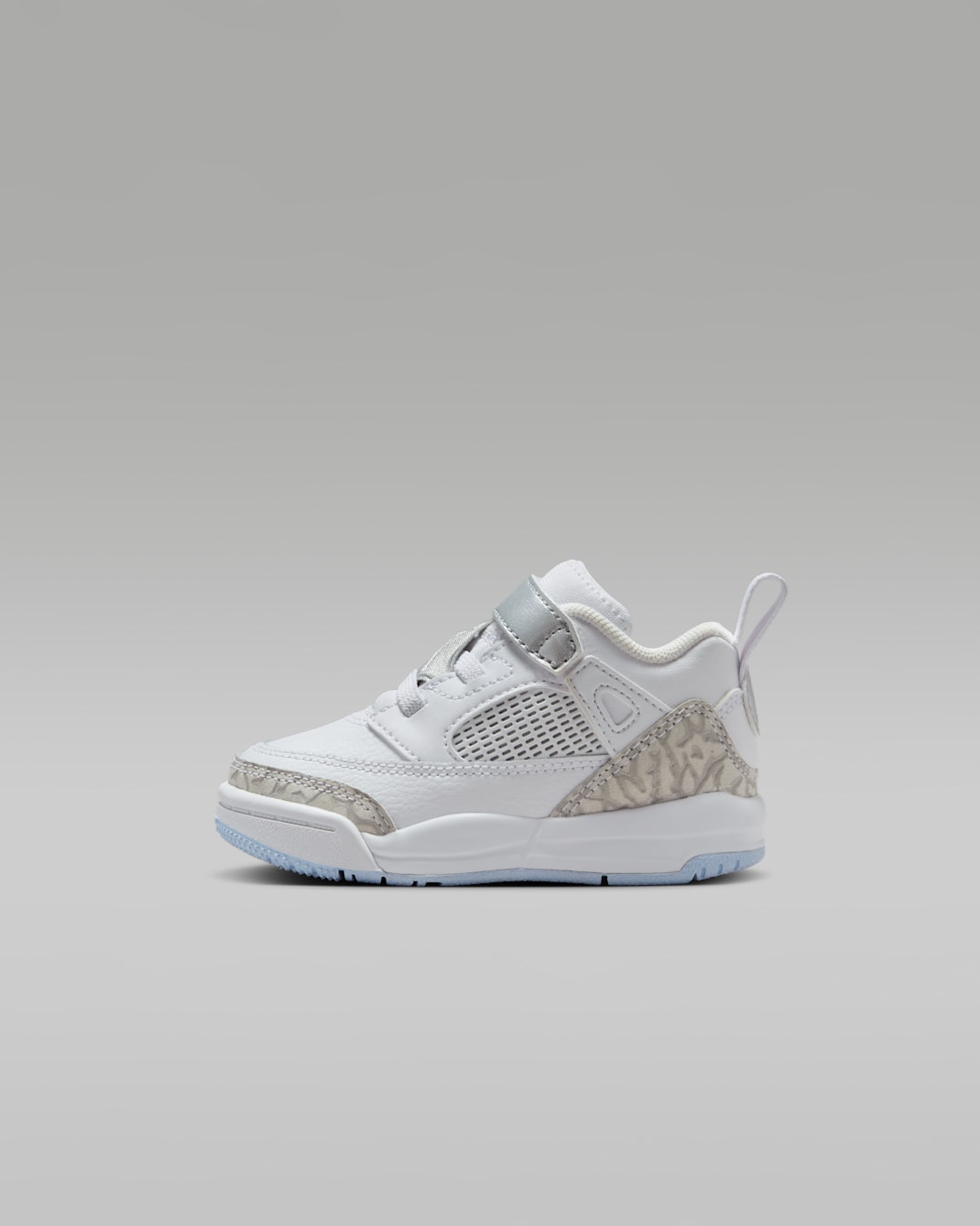 Jordan Spizike Low Baby/Toddler Shoes - White/Metallic Silver/Barely Blue/Neutral Grey