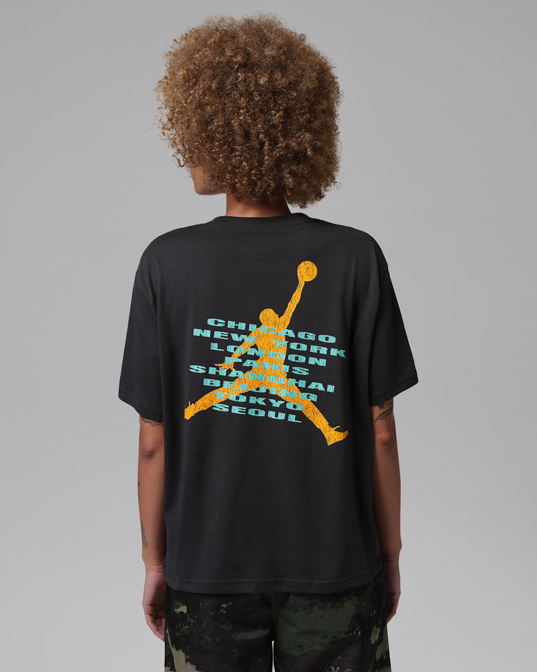 Jordan Brooklyn Women's Girlfriend T-Shirt - Off Noir