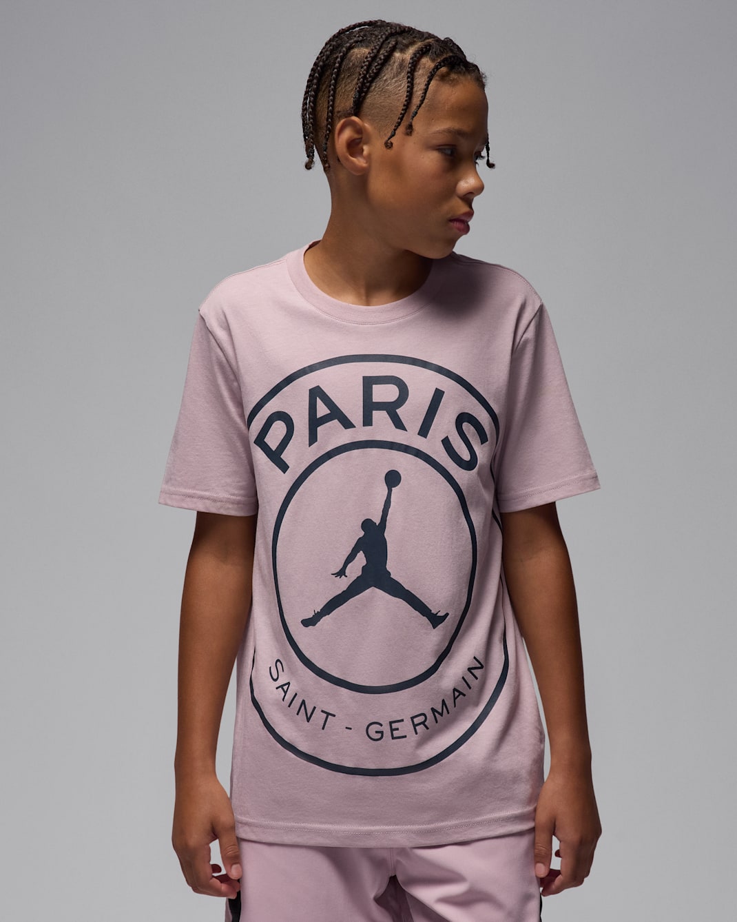 Jordan Paris Saint-Germain T-Shirt (ältere Kinder) - Particle Rose