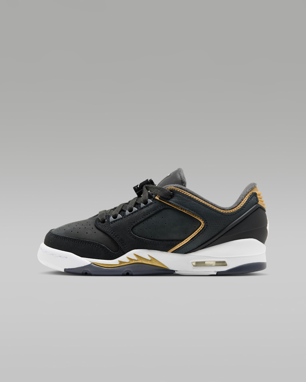 Air Jordan Sixty Plus Low Big Kids' Shoes - Black/Metallic Gold/Anthracite/White