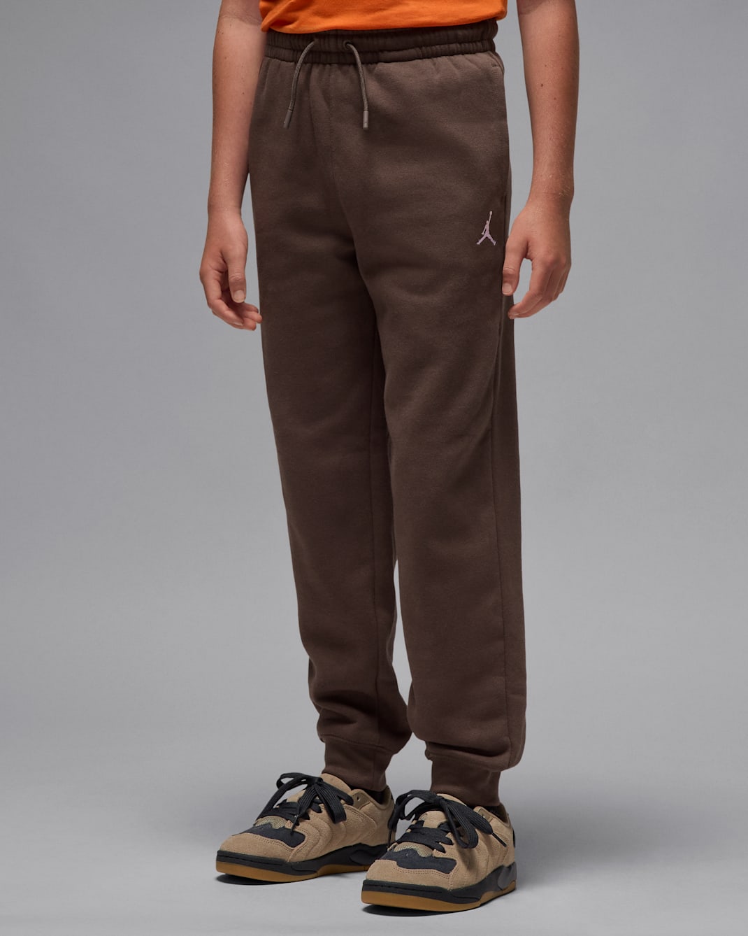 Spodnie dla dużych dzieci Jordan Brooklyn Fleece - Baroque Brown