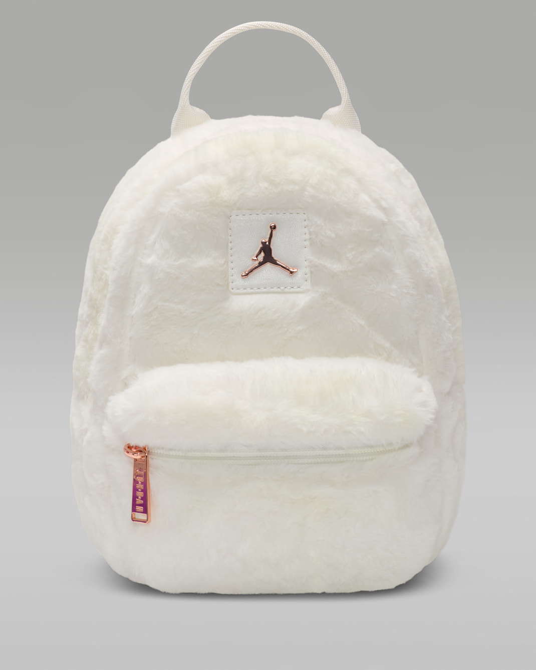 Jordan Big Kids' Faux Fur Mini Backpack (4L) - Sail