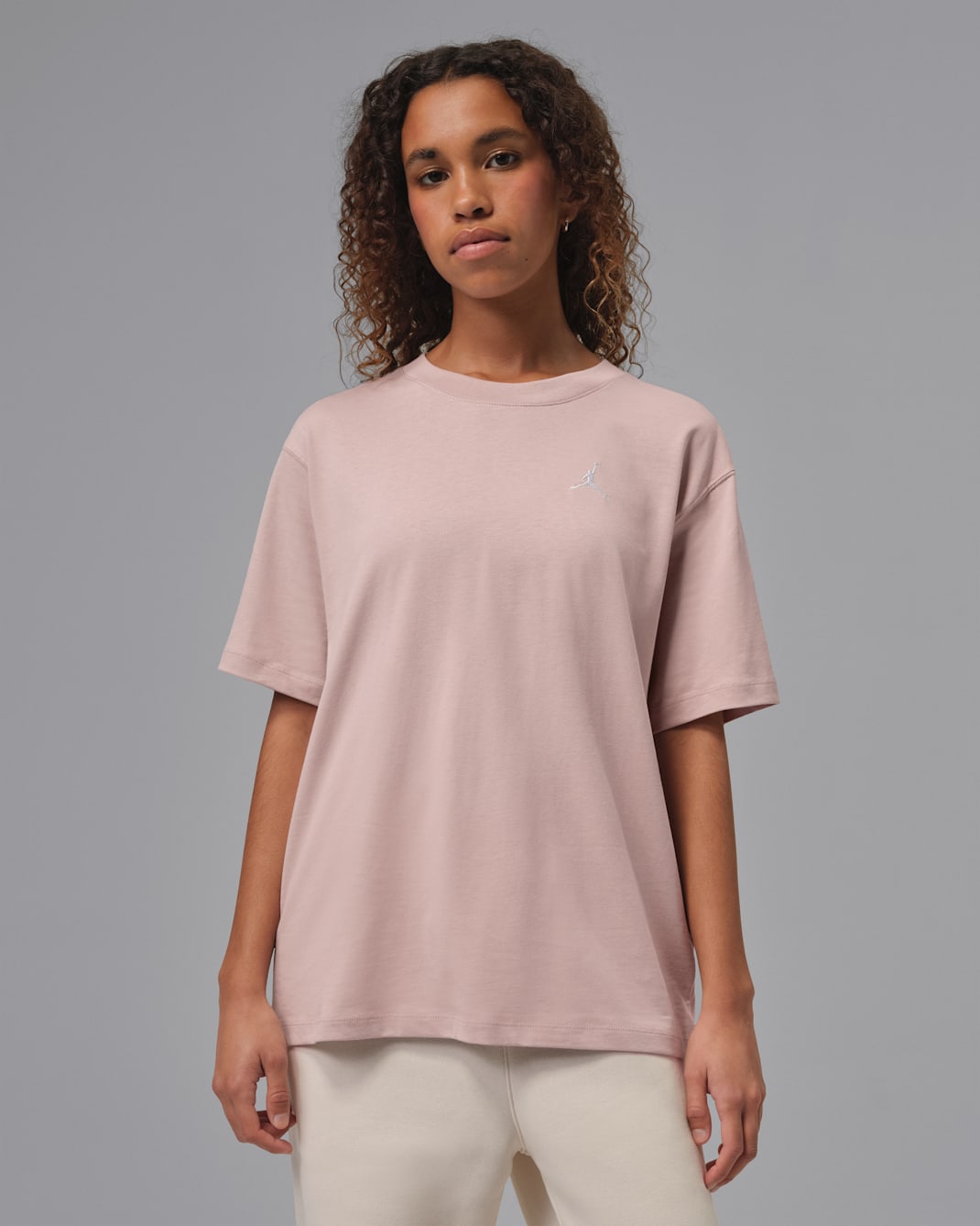 Jordan Essentials damestop - Particle Rose/Wit