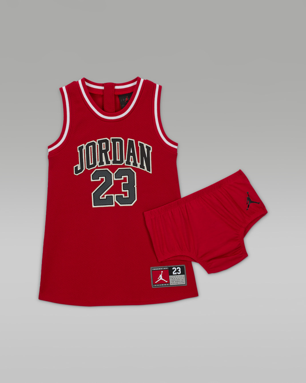 Jordan Baby (12-24M) 23 Jersey Dress - Gym Red