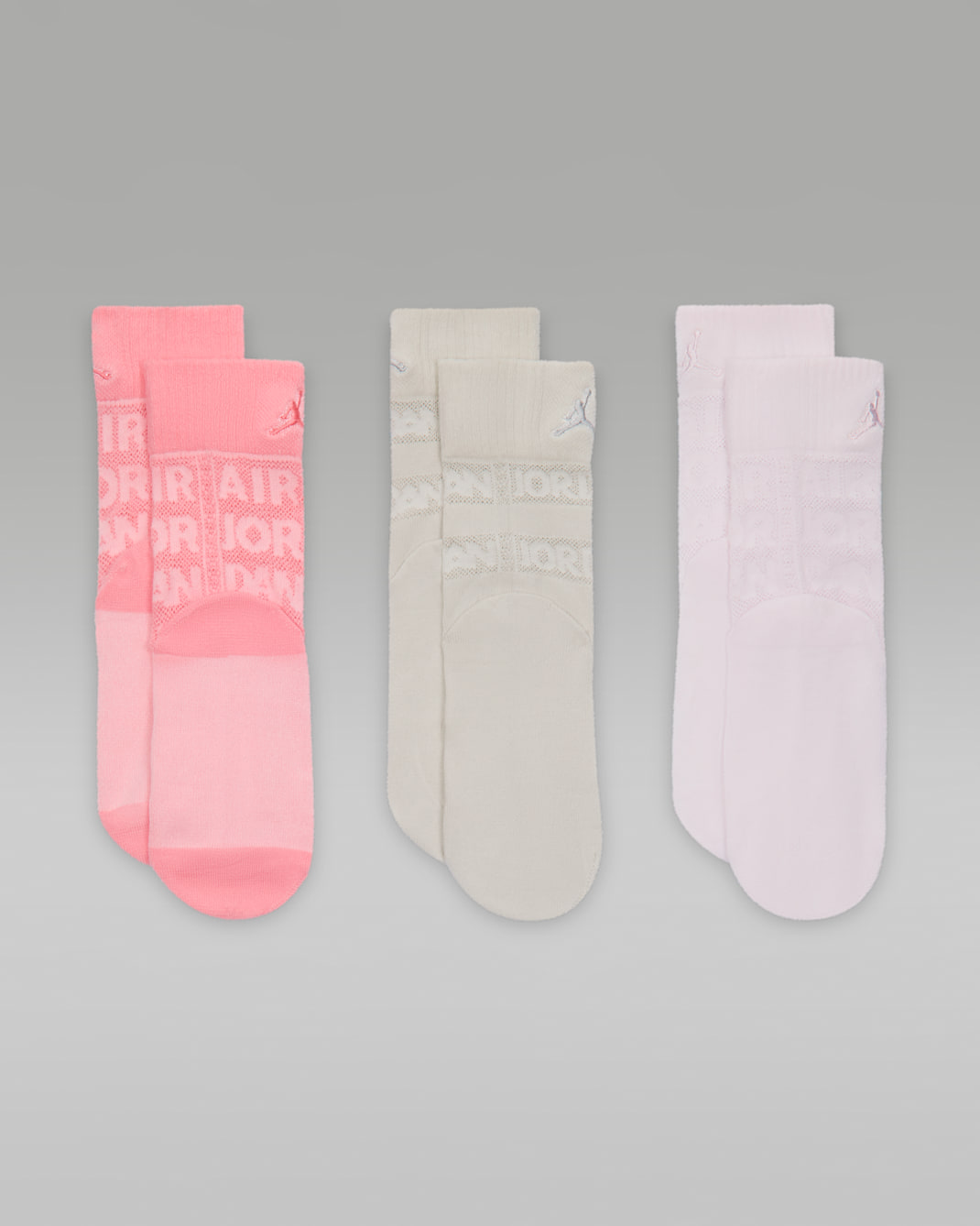 Air Jordan Kids' Mesh Micro Crew Socks (3 Pairs)