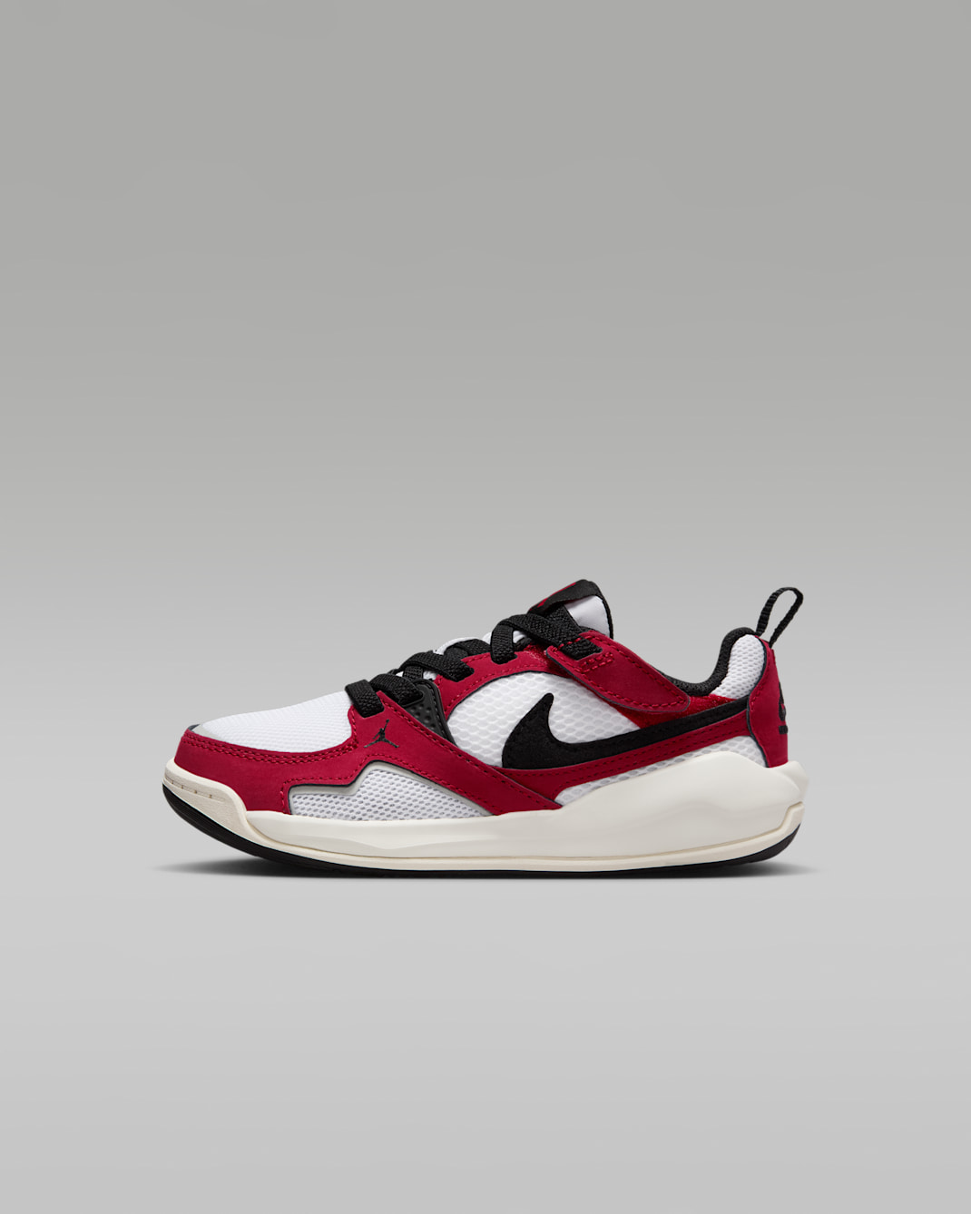 Scarpa Jordan CMFT Era – Bambino/a - Bianco/Varsity Red/Sail/Nero