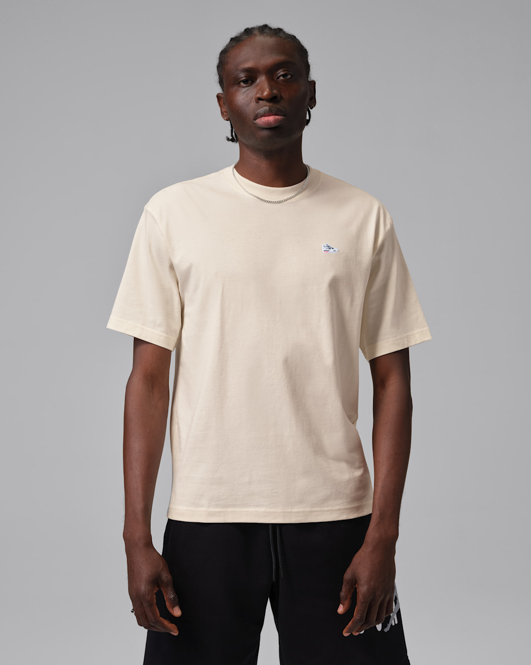 Jordan Men's Sneaker Patch T-Shirt - Pale Ivory