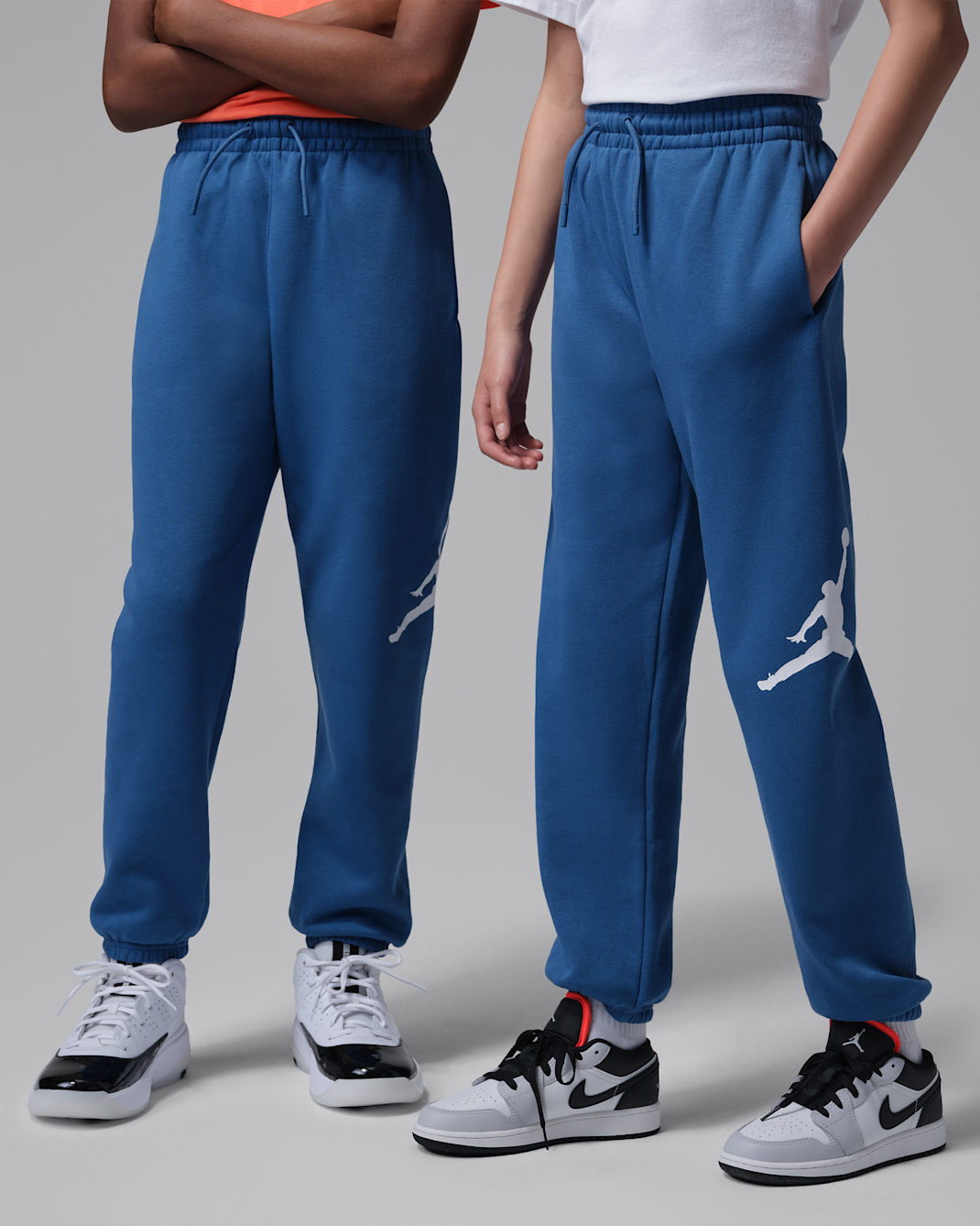 Jordan Older Kids' Jumbo Jumpman Fleece Trousers - True Blue