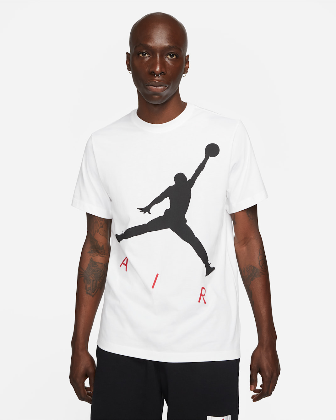 Jordan Jumpman Air Men's Short-Sleeve T-Shirt - White/Black