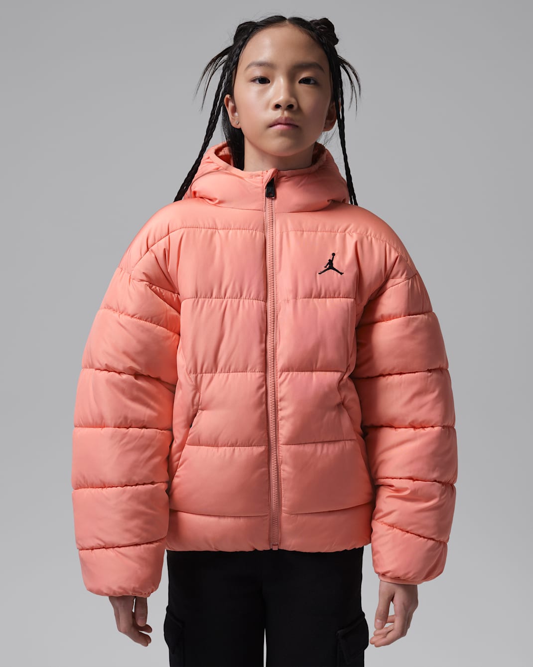 Doudoune Jordan Brooklyn pour ado - Light Madder Root