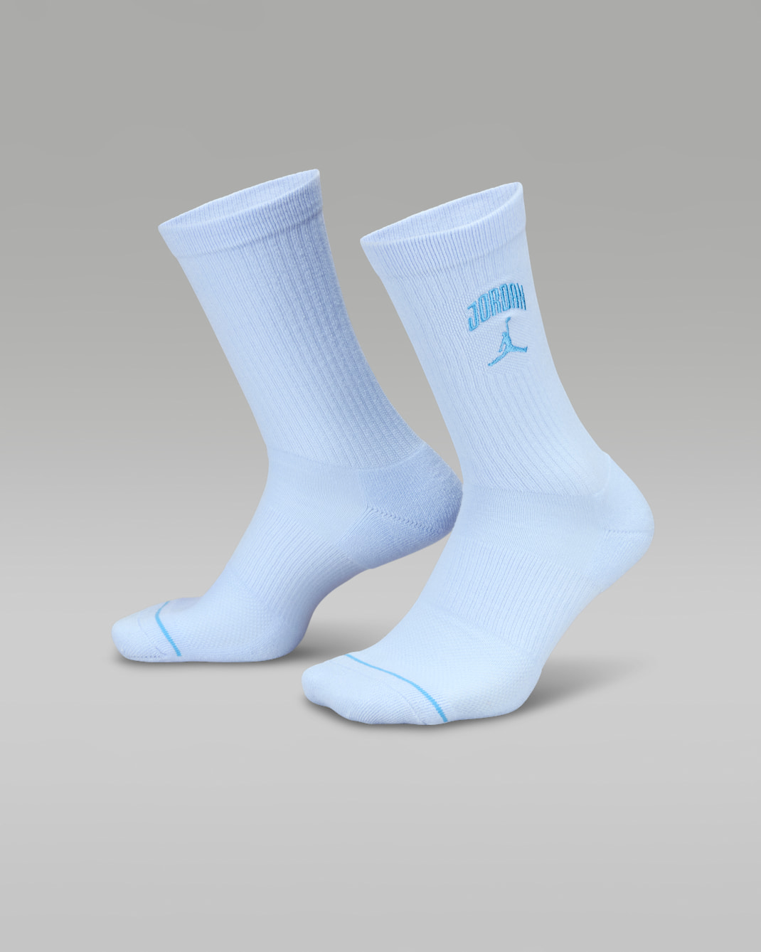 Jordan Everyday Crew Socks (1 Pair) - Hydrogen Blue/Legend Blue