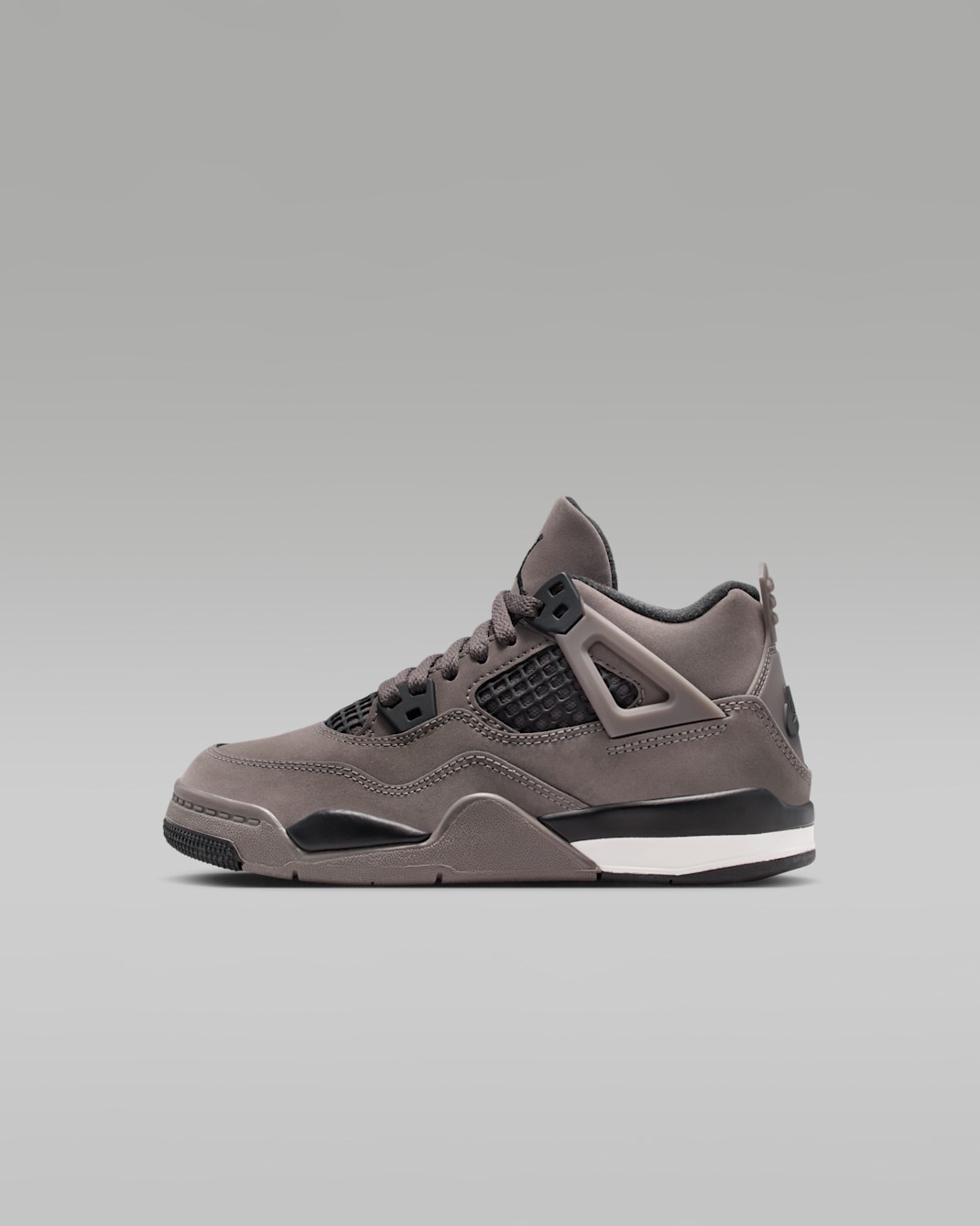 Jordan 4 Retro 'Cave Stone and Black' Younger Kids' Shoes. Nike ID