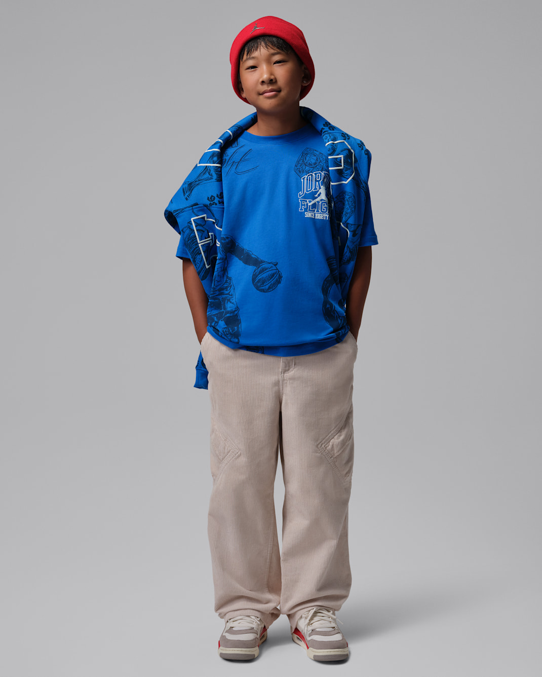 Jordan Big Kids' Fireside Graphic T-Shirt