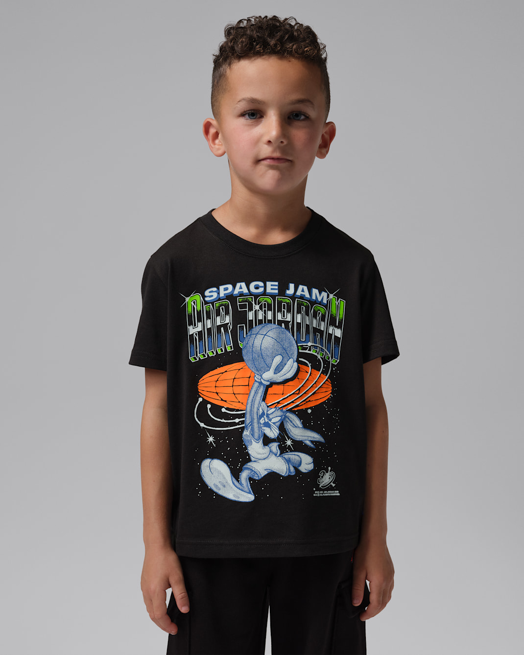 Jordan Little Kids' Space Jam 30 Bugs Slam T-Shirt - Black