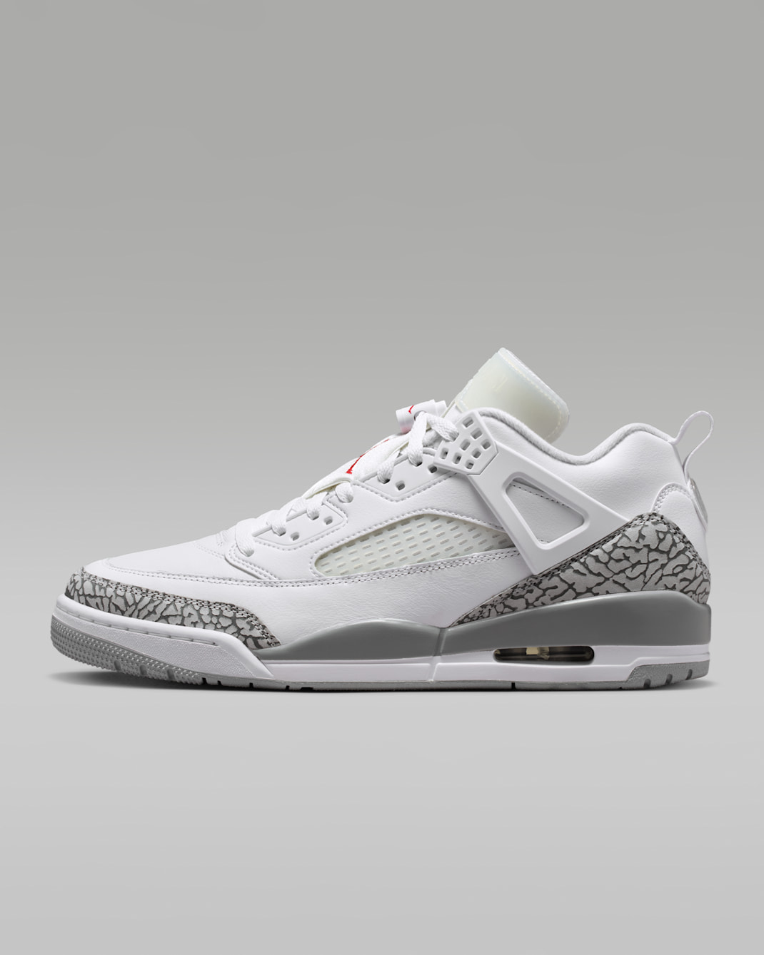 Jordan Spizike Low Men's Shoes - White/Varsity Red/Cool Grey/Wolf Grey