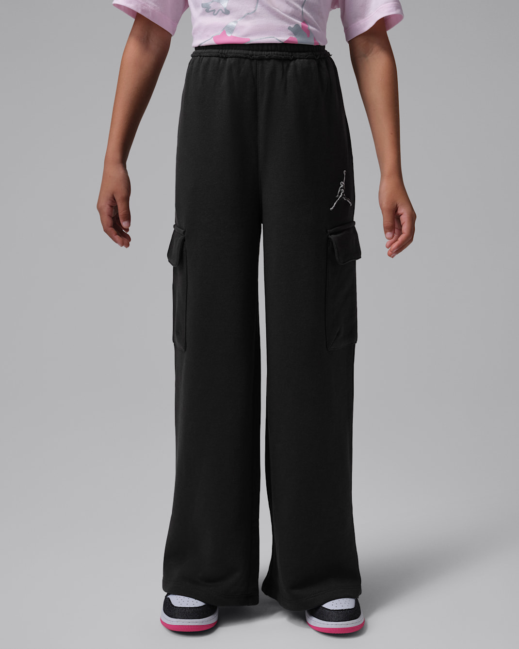 Jordan Rebel Rose cargobroek voor kids - Off Noir
