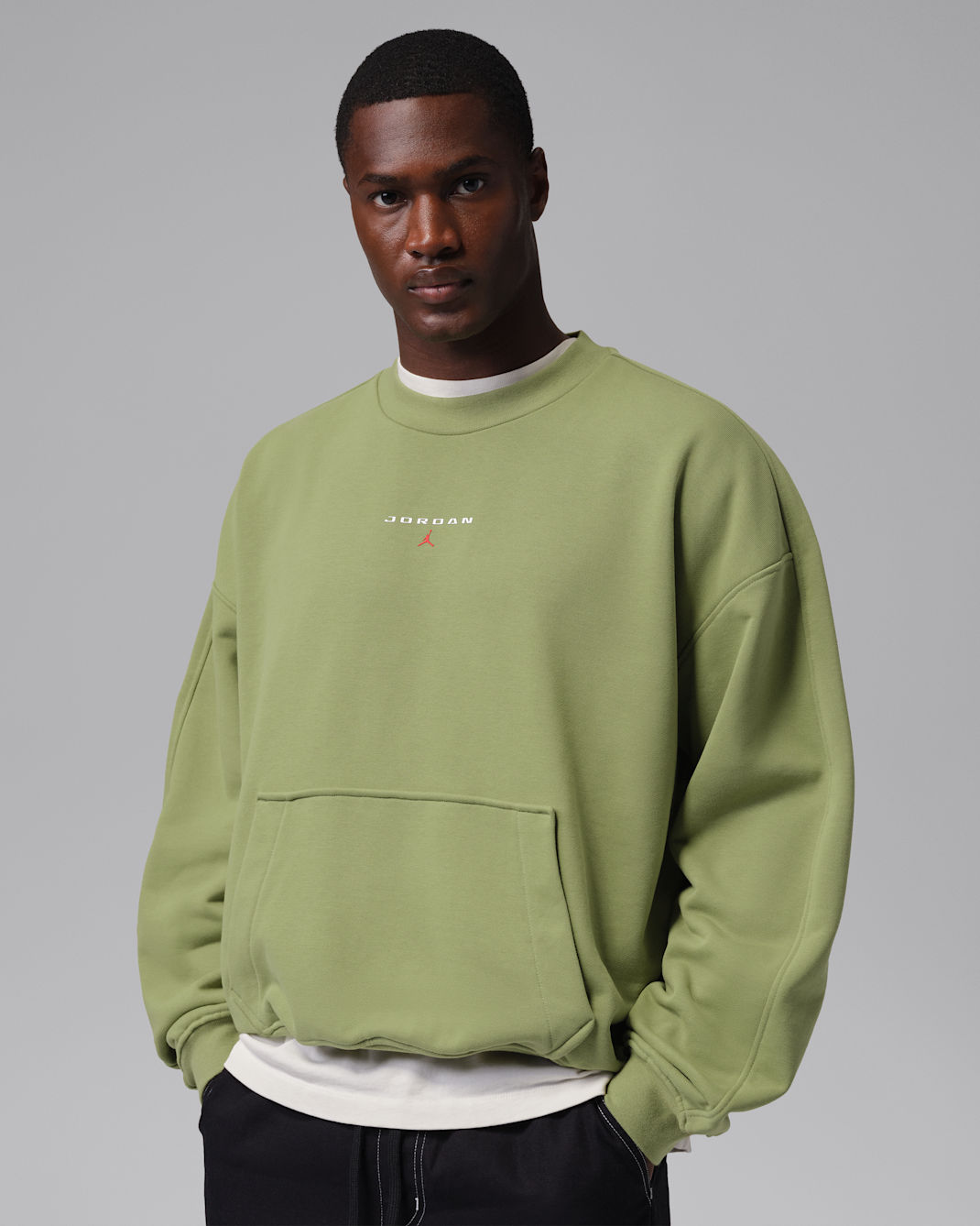 Sudadera de cuello redondo para hombre Jordan Flight Fleece - Caimán