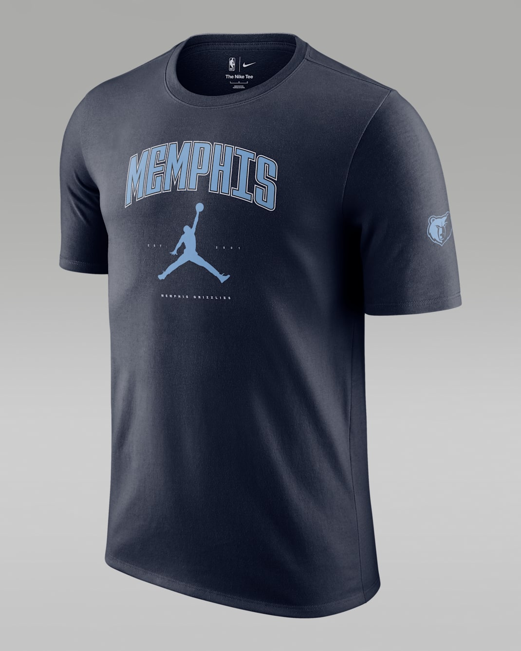 Memphis Grizzlies Essential Men's Jordan NBA T-Shirt - College Navy