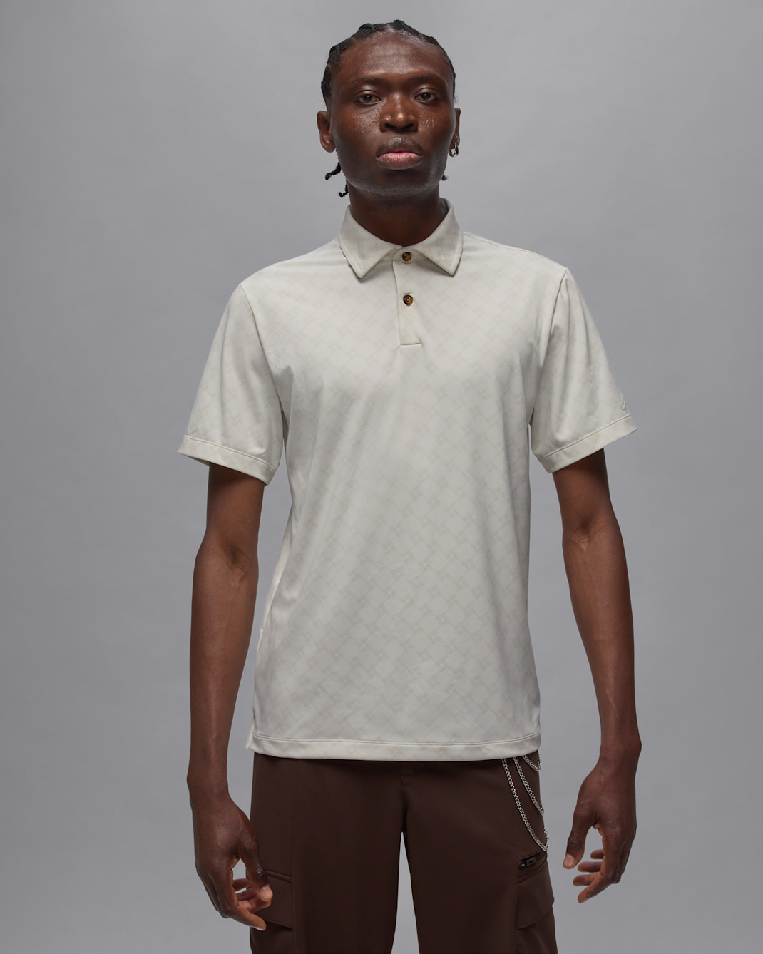 Polo de golf estampado para hombre Jordan Sport - Fantasma/Vela