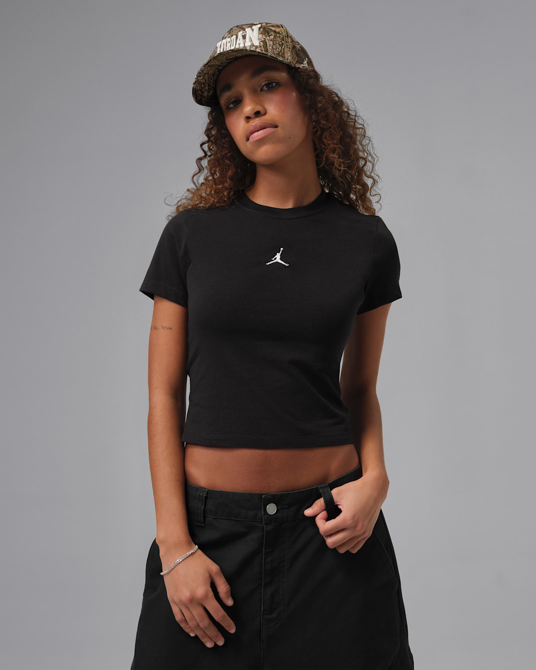 Dámské tričko Jordan Essentials - Černá/Bílá