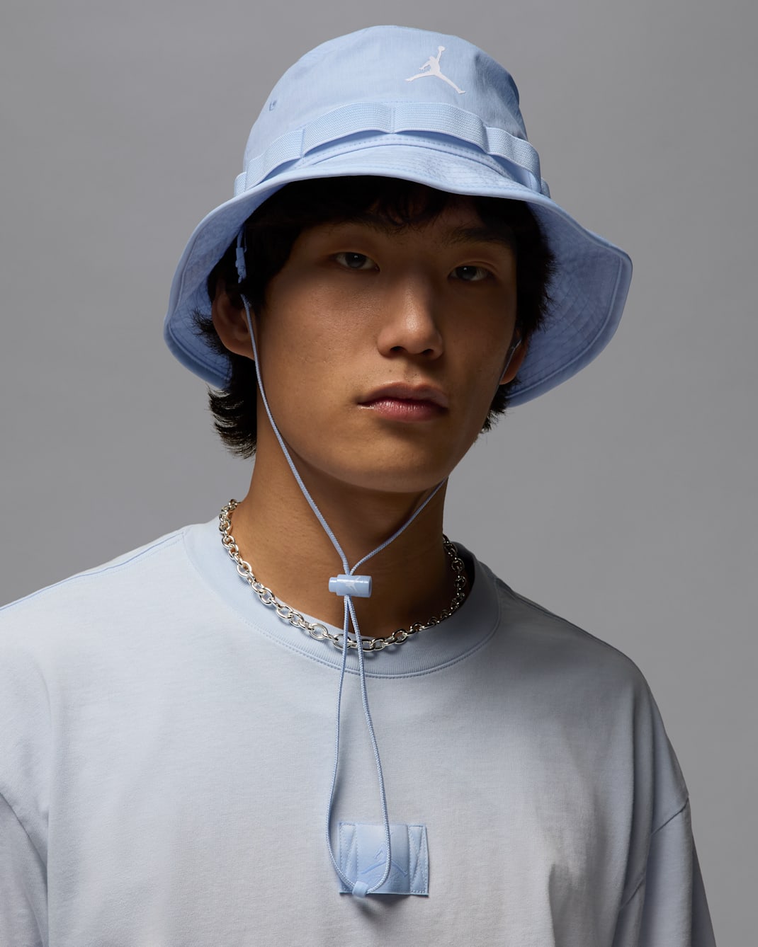 Gorro tipo pescador Jordan Apex - Azul hidrógeno/Blanco