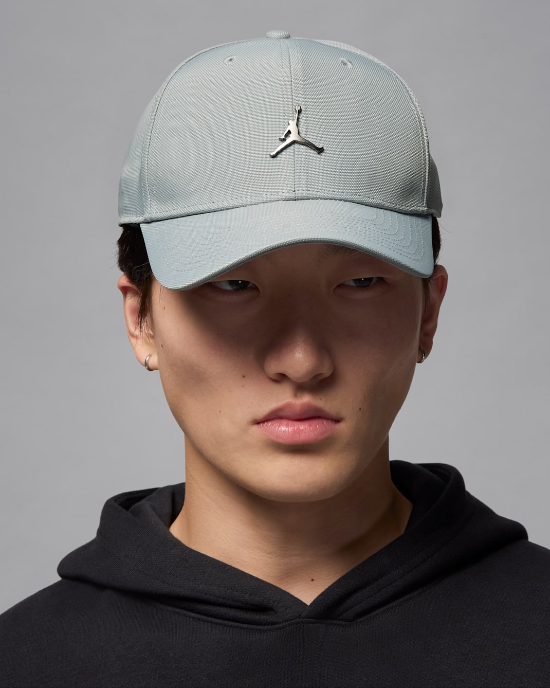 Cappello strutturato con Jumpman in metallo Jordan Rise - Light Smoke Grey