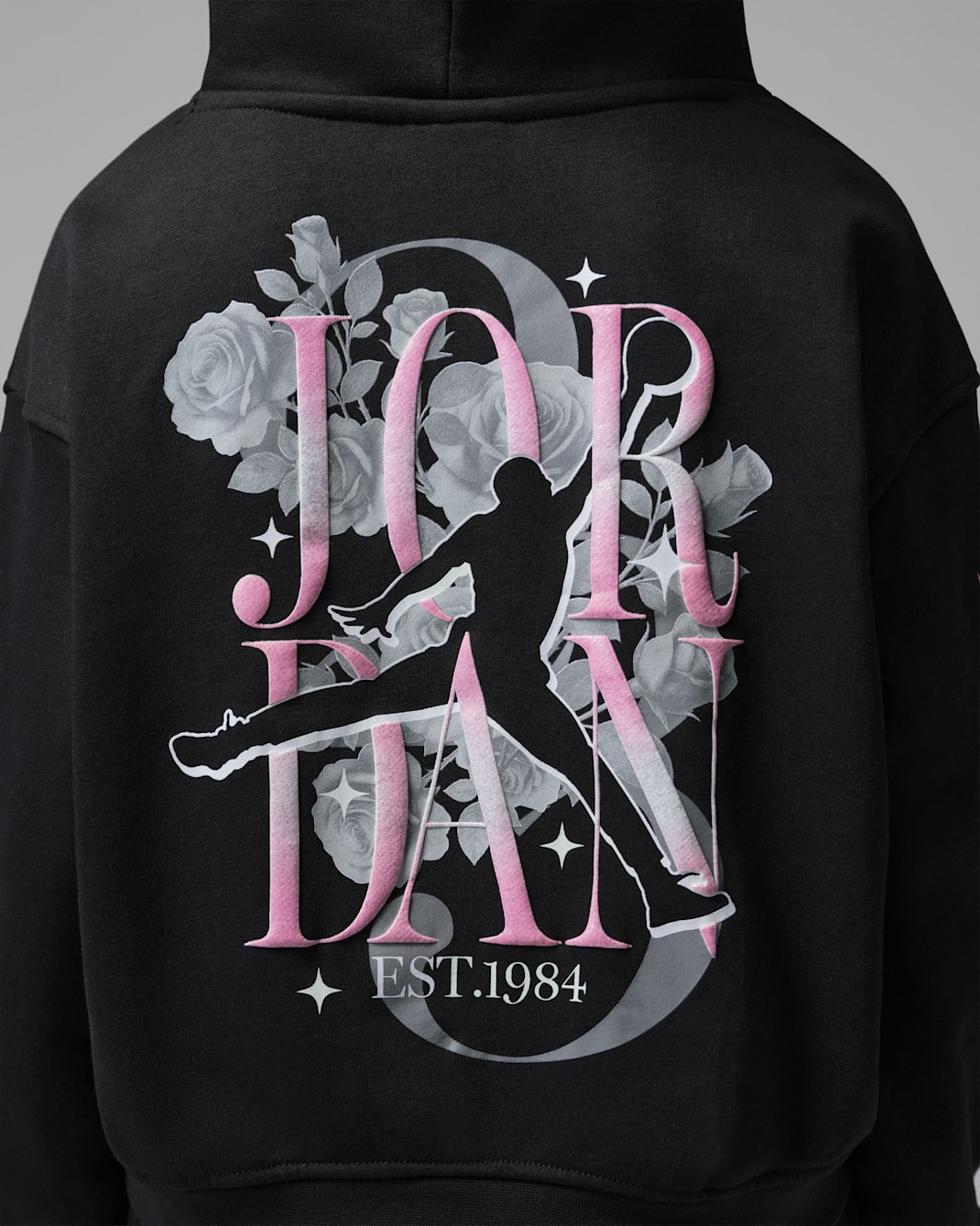 Jordan Big Kids' Jumpman Floral Stack Hoodie