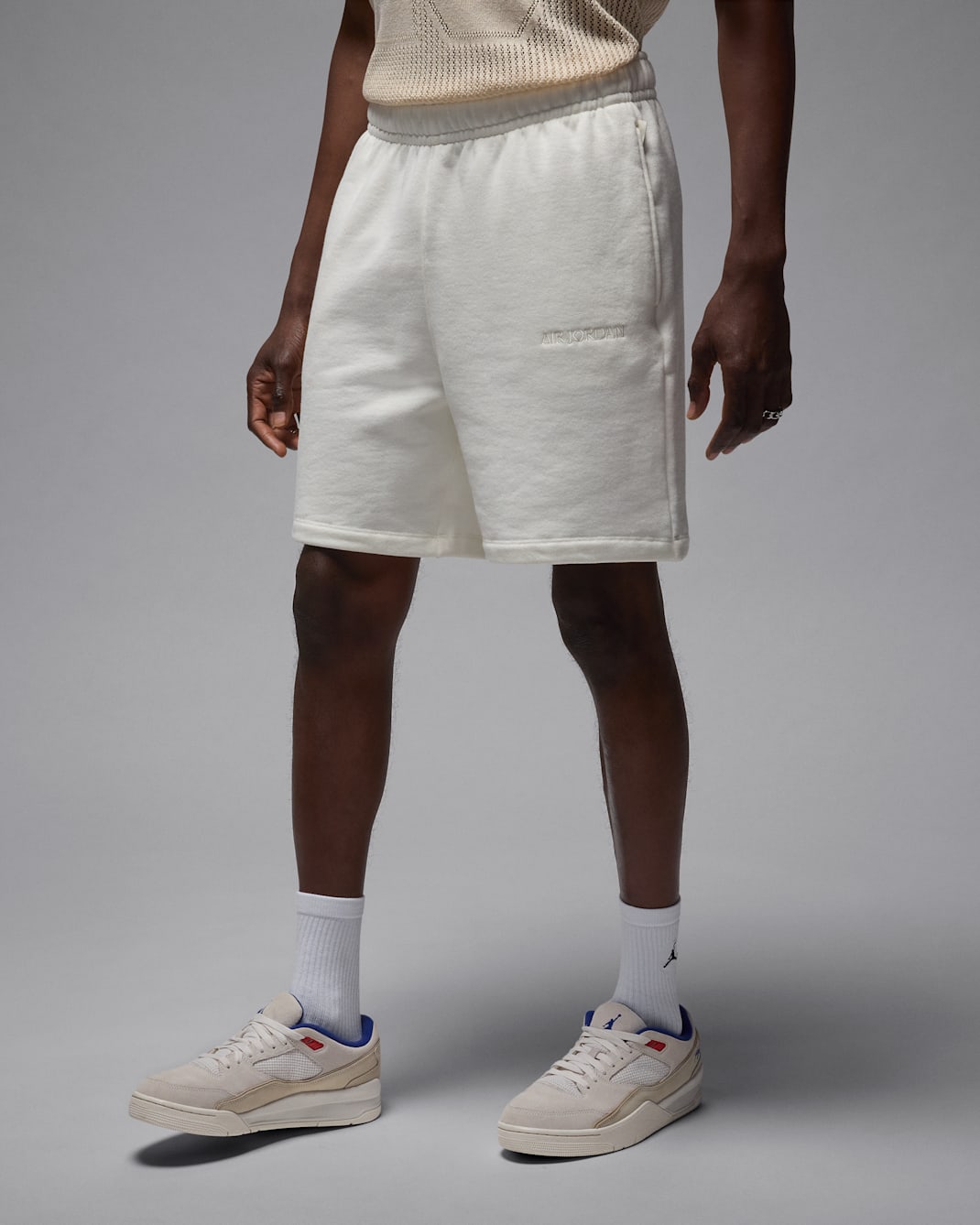 エア ジョーダン ワードマーク メンズ フリース ショートパンツ - セイル