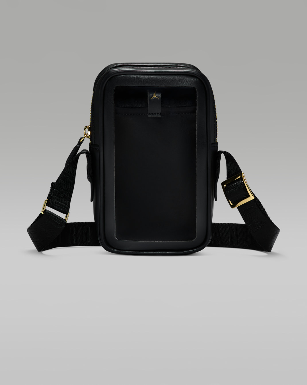 Jordan Trophy Phone Crossbody - Black/Gold/Black