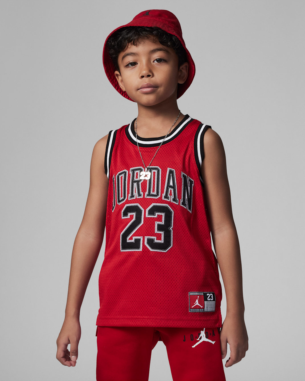 Playera para niños talla pequeña Jordan 23 Jersey - Rojo gimnasio