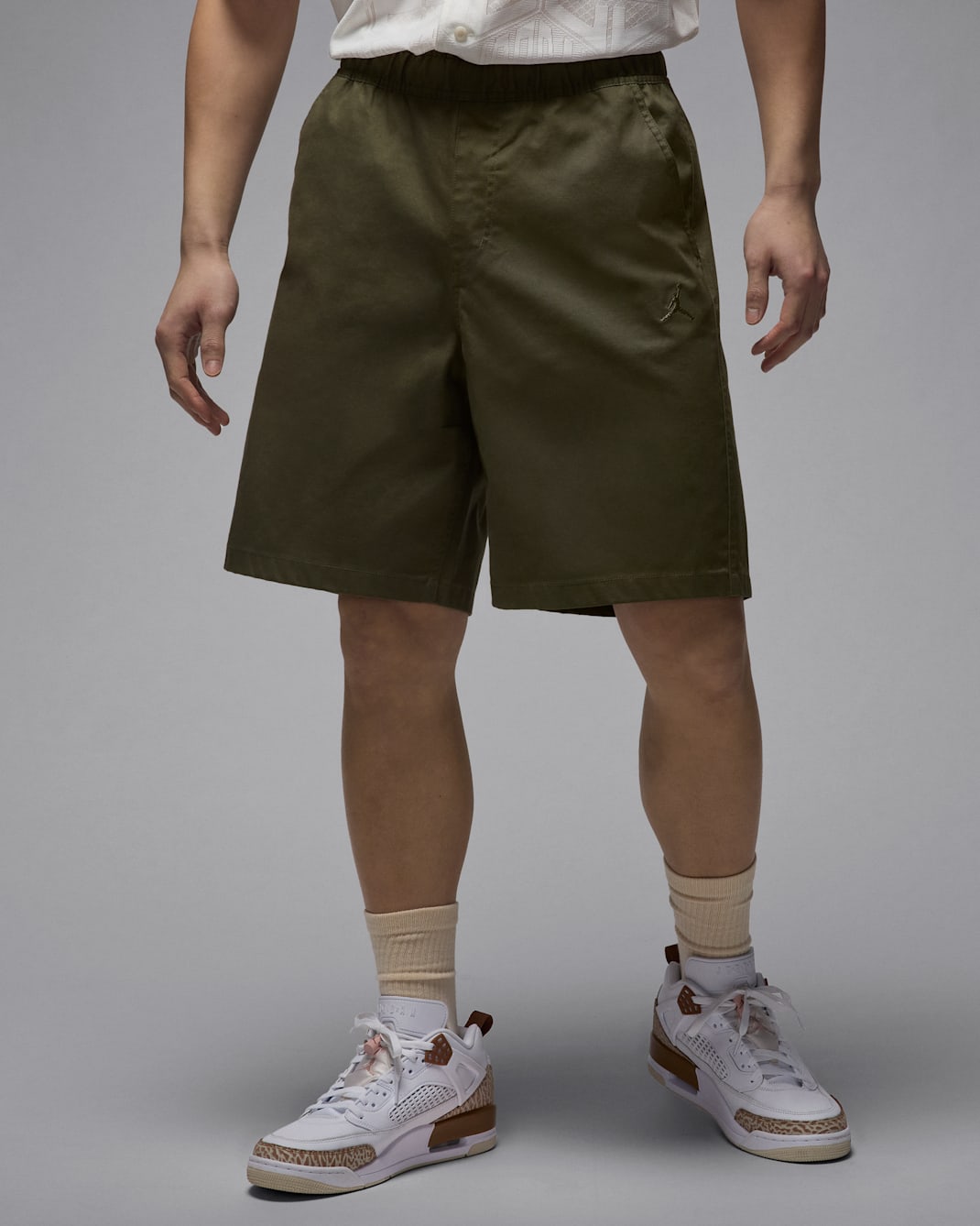 Jordan Essentials Webshorts (Herren) - Medium Olive/Medium Olive