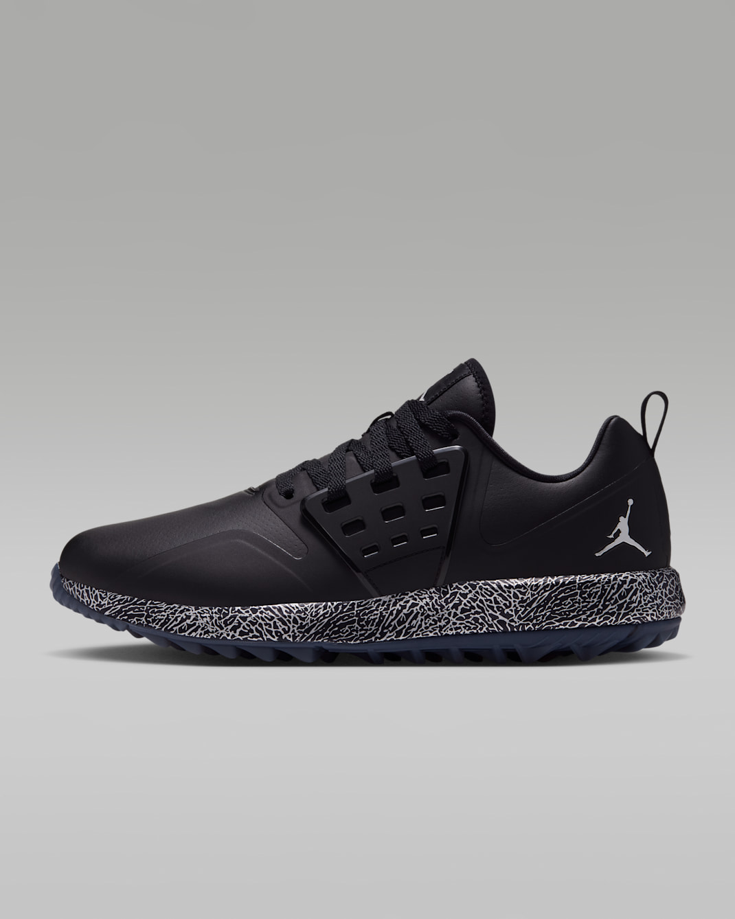 Tenis de golf Jordan Grind - Negro/Plata metalizado