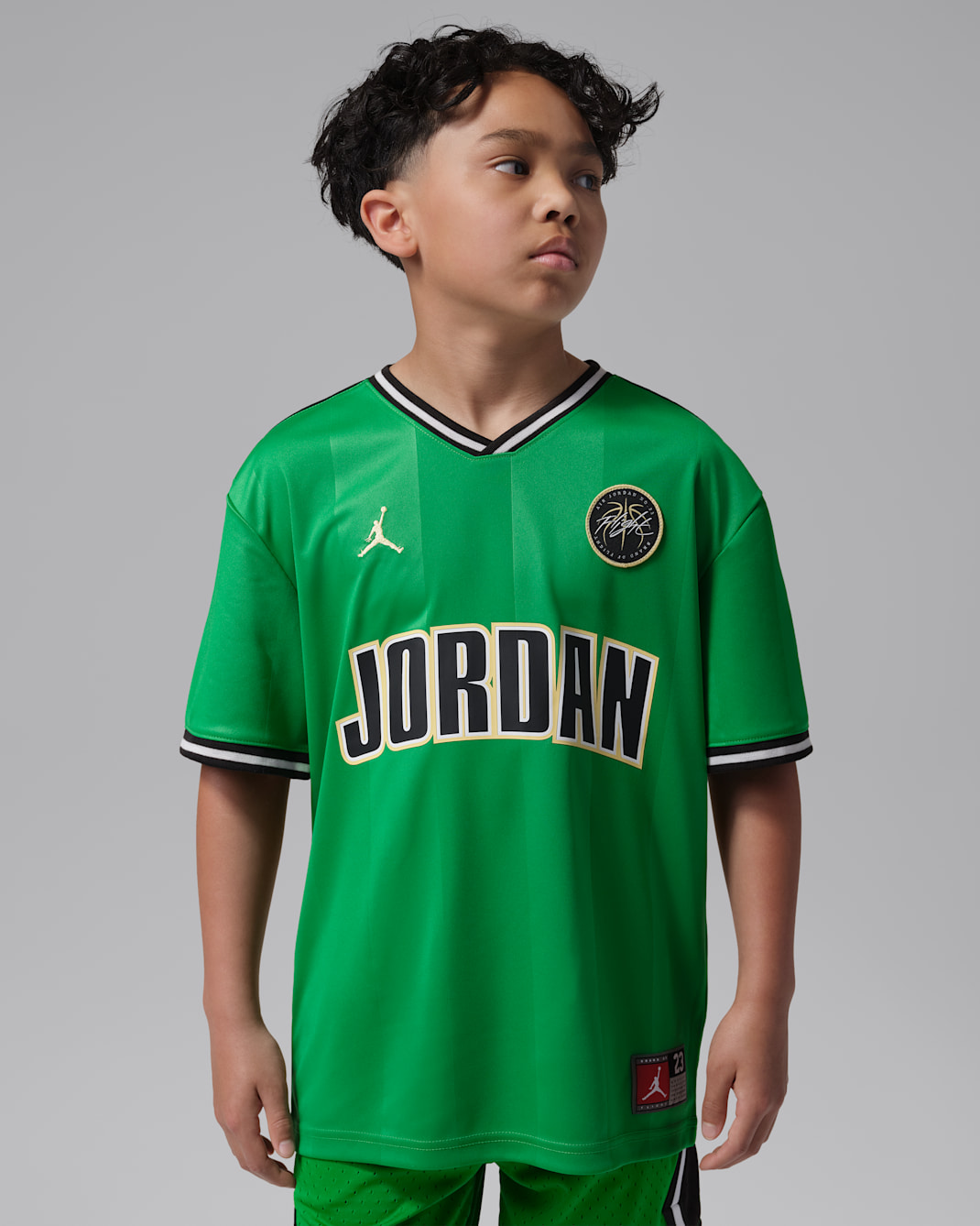 Jordan Big Kids' Sport Jersey - Lucky Green
