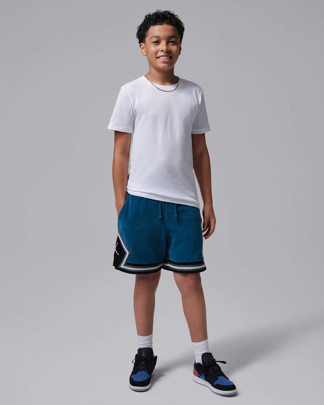Jordan Big Kids' Play Your Way Cord Diamond Shorts