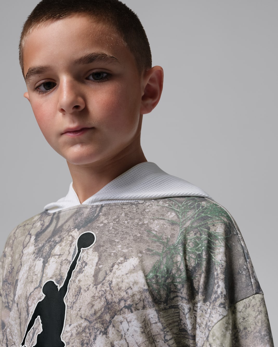 Jordan Big Kids' Brooklyn Waffle Long-Sleeve Top