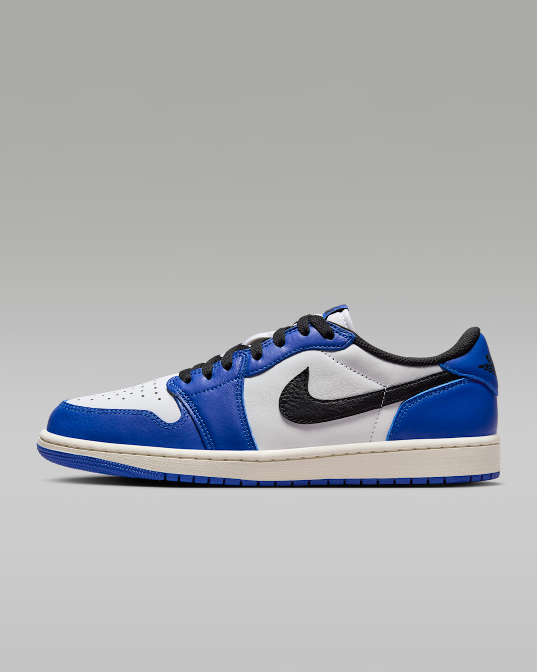 Air Jordan 1 Low "Game Royal" Men's Shoes - White/Game Royal/Sail/Black