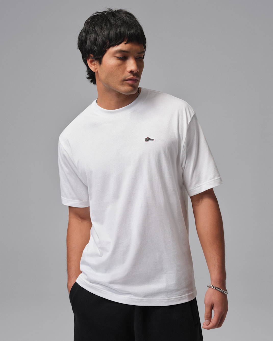 Jordan Men's Sneaker Patch T-Shirt - White