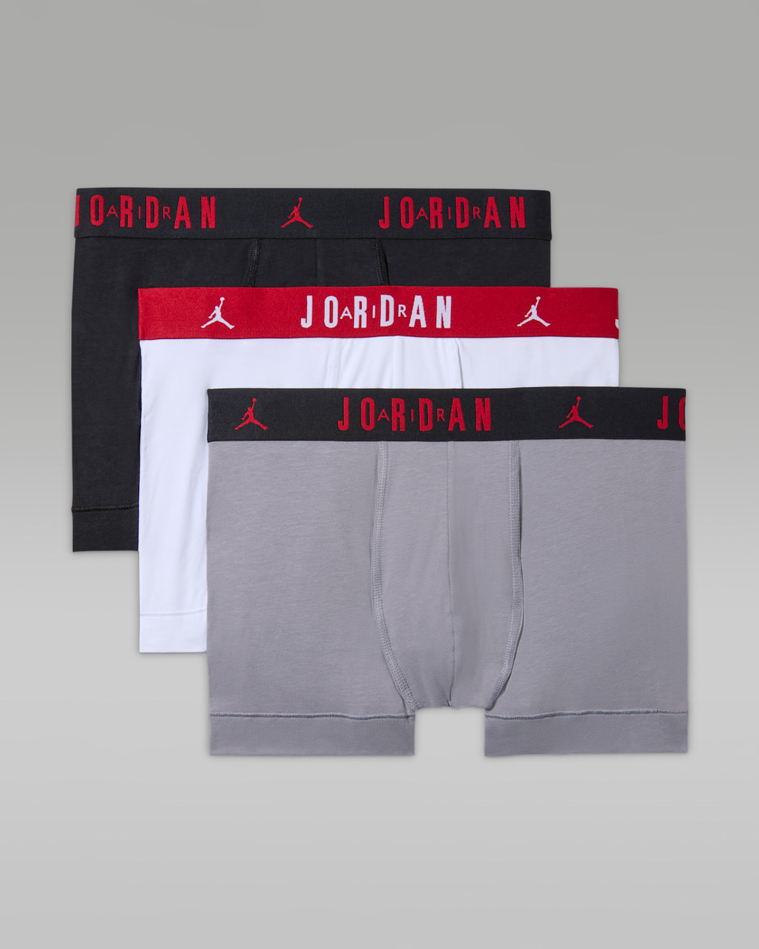 Ανδρικό βαμβακερό σλιπ Dri-FIT Flight Jordan (τρία τεμάχια) - Μαύρο/Λευκό