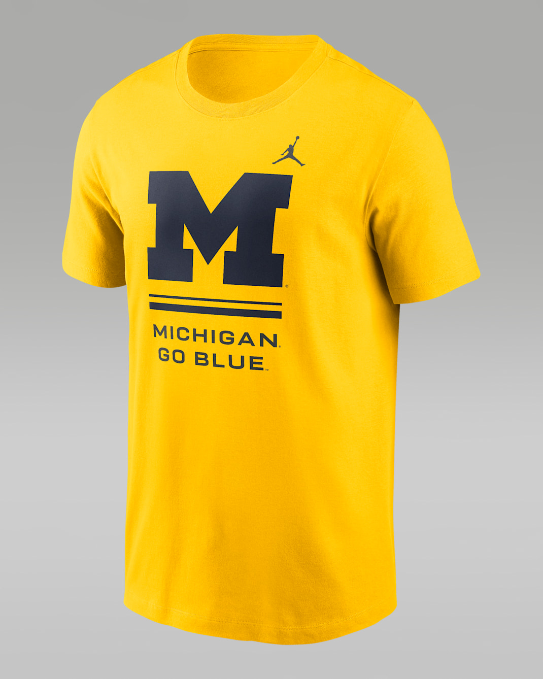 Michigan Sideline Men's Jordan Brand Dri-FIT College T-Shirt - Amarillo