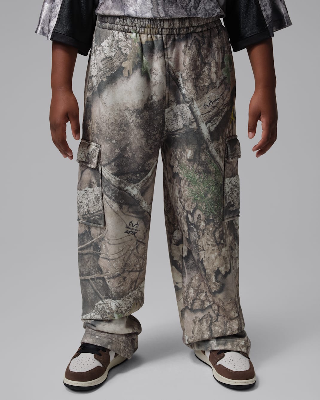 Jordan Older Kids' Brooklyn Realtree Printed Trousers - Swan