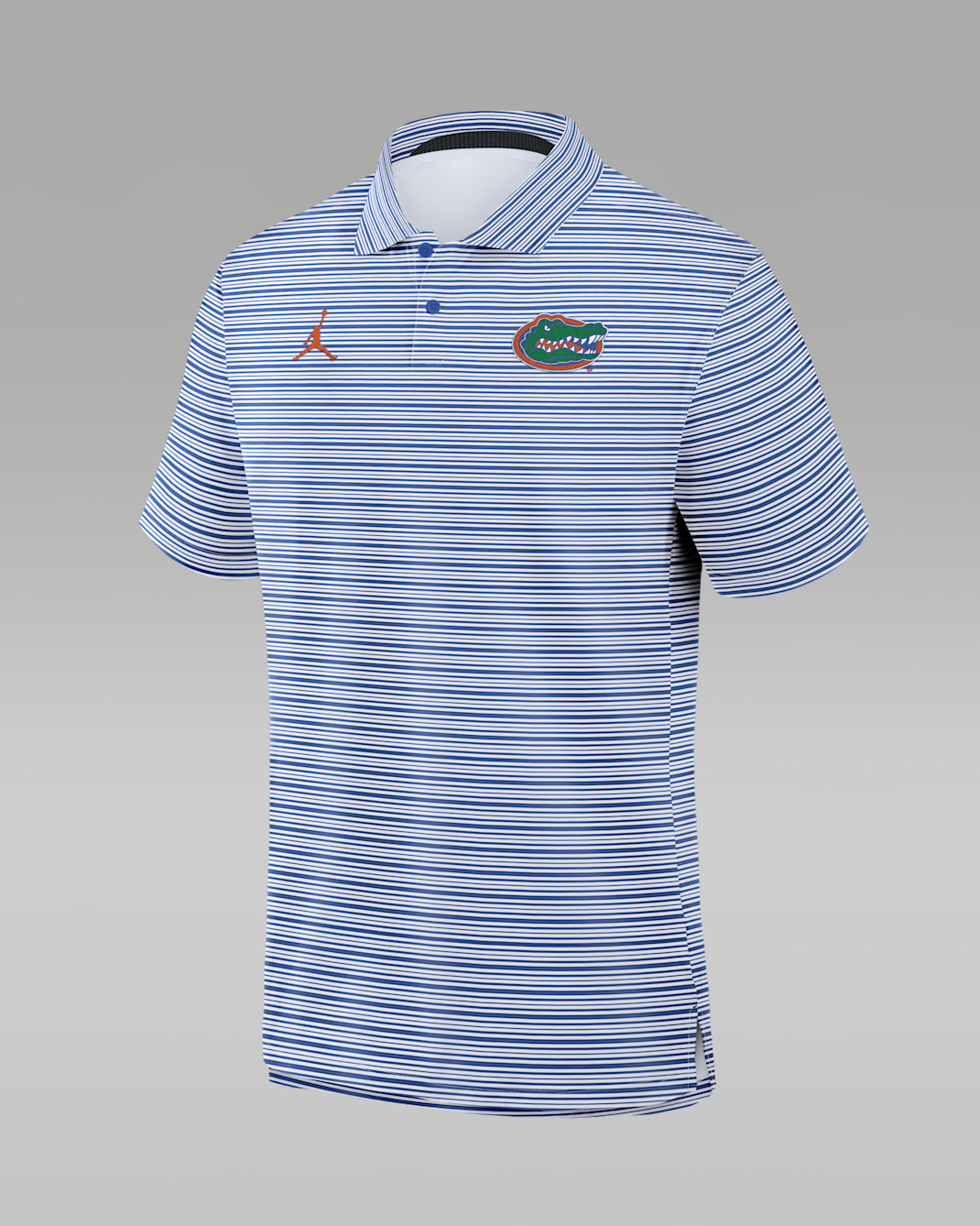 Polo universitaria marca Jordan Dri-FIT para hombre Florida Primetime - Royal/Blanco