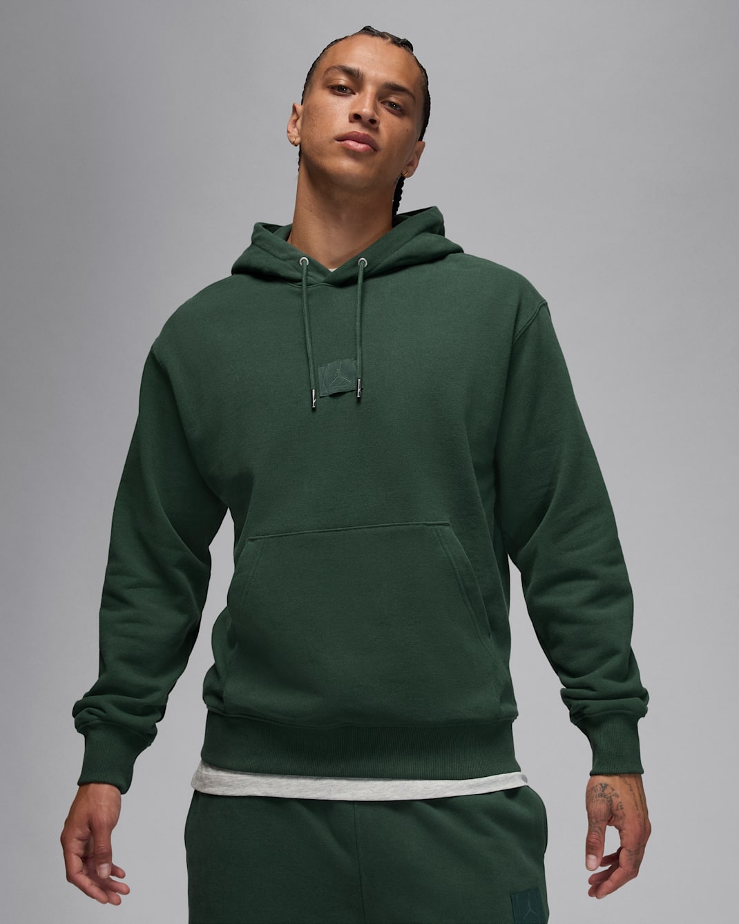 Sweat à capuche Jordan Flight Fleece pour homme - Midnight Green/Vintage Green