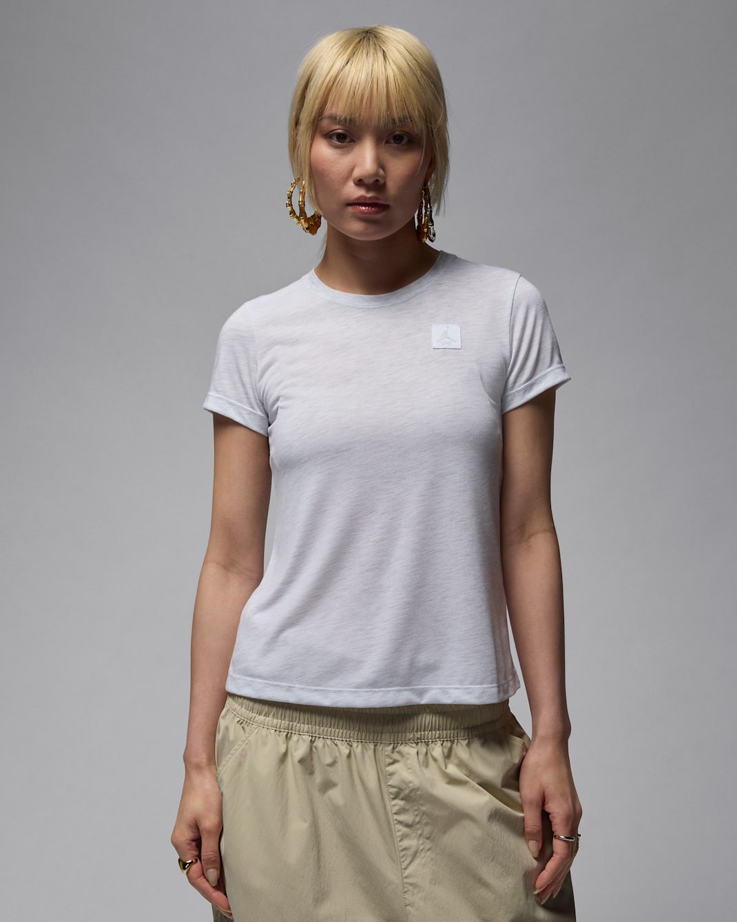 Jordan Essentials Women's Slim Short-Sleeve T-Shirt - Birch Heather
