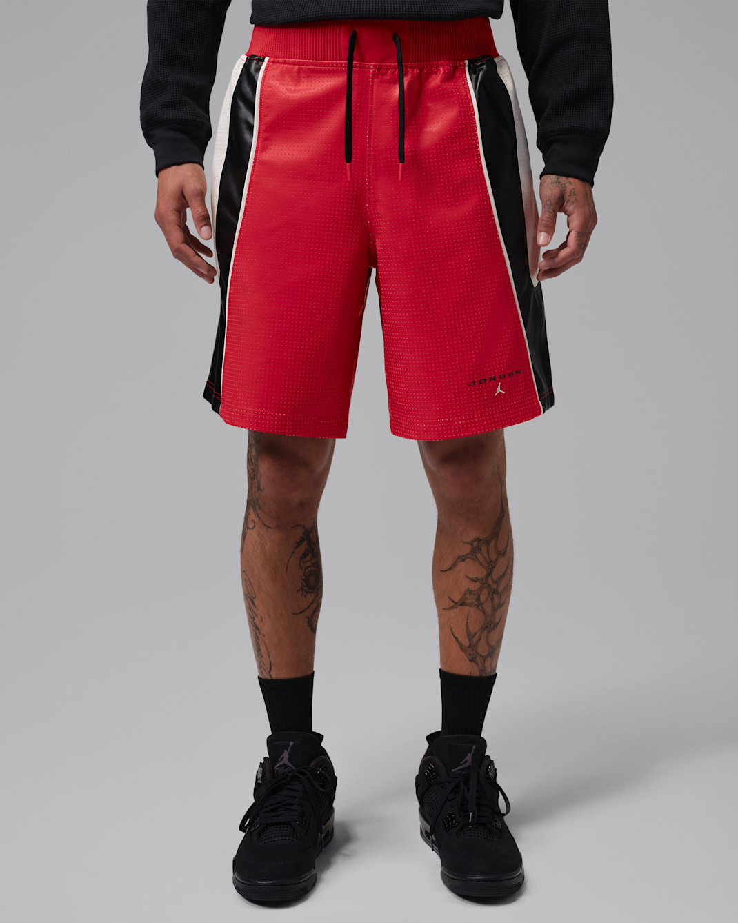 Jordan Flight Men's Cat Scratch Shorts - University Red/Black/Sail/University Red