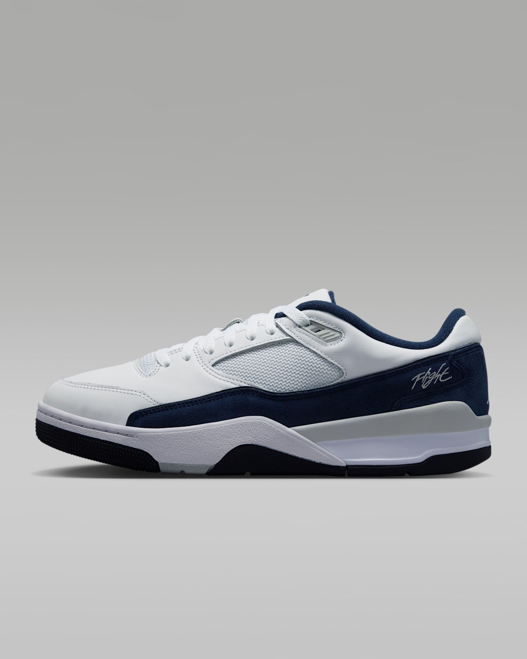 Jordan Flight Court Zapatillas - Hombre - Blanco/Light Smoke Grey/Obsidian/College Navy
