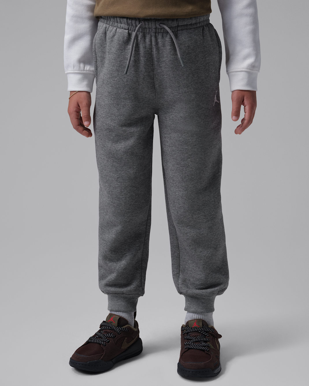 Jordan Brooklyn Fleece Little Kids' Pants - Grey