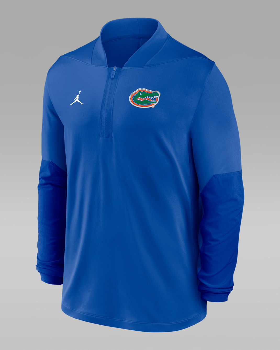 Chamarra universitaria marca Jordan Dri-FIT de medio cierre para hombre Florida - Royal