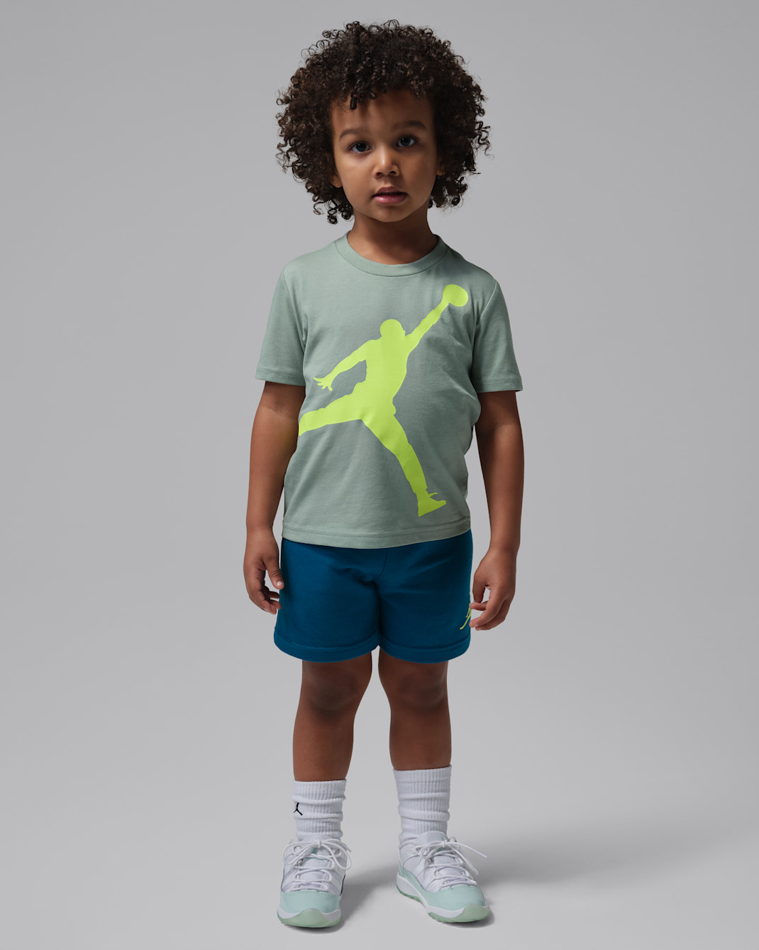 Conjunto de 2 piezas de shorts Jumpman infantil Jordan - Azul