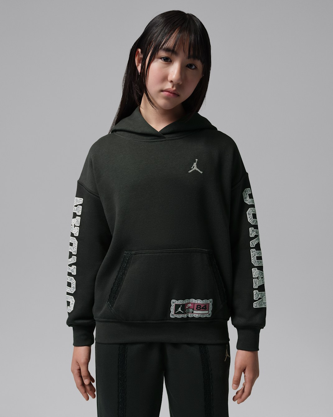 Jordan Older Kids' Pullover Hoodie - Off-Noir