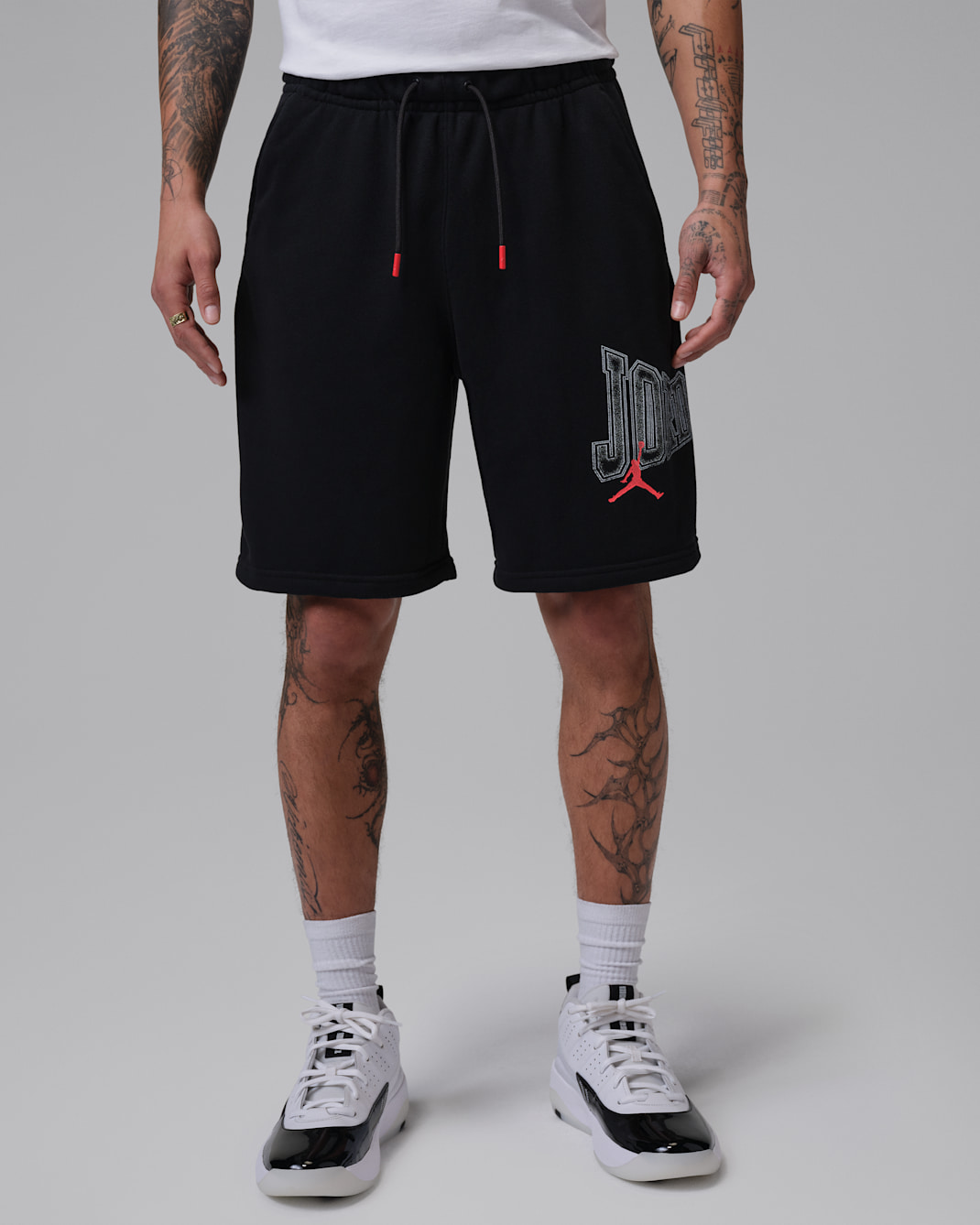 Jordan Brooklyn Men's 9" Shorts - Black/Infrared 23